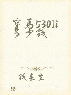 宝马530]i多少钱