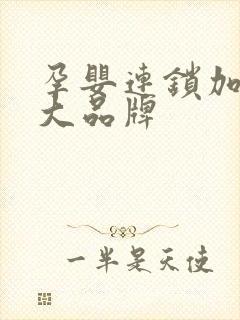 孕婴连锁加盟十大品牌