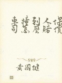 车撞到人保险公司怎么赔偿