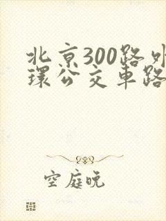 北京300路外环公交车路线图
