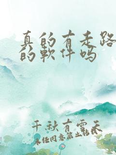 真的有走路赚钱的软件吗