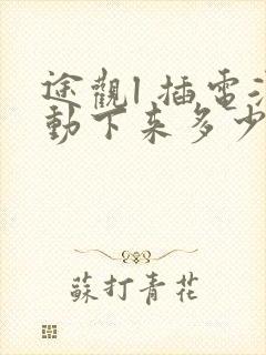 途观l 插电混动下来多少钱