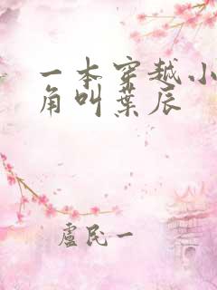 一本穿越小说主角叫叶辰