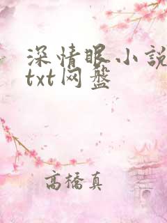 深情眼小说全文txt网盘