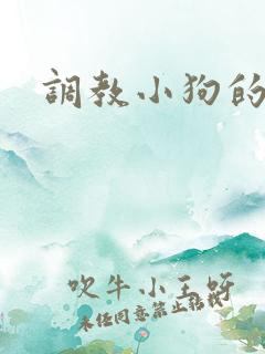 调教小狗的方法 调教小狗的方法