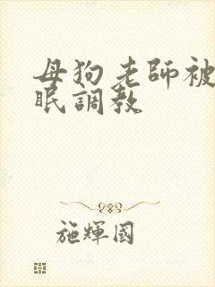 母狗老师被我催眠调教
