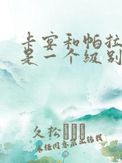 卡宴和帕拉梅拉是一个级别吗