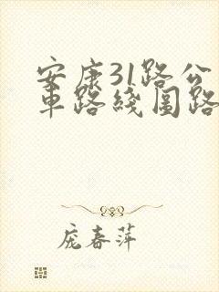 安康31路公交车路线图路