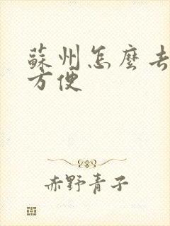 苏州怎么去周庄方便