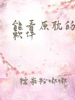 能看原耽的小说软件