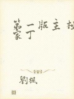 第一版主 极品家丁