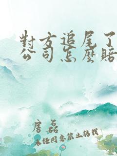 对方追尾了保险公司怎么赔我