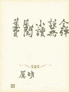 叶风小说全文免费阅读无弹窗 叶风小说全文免费阅读无弹窗