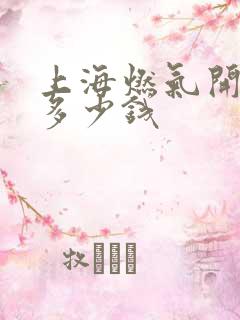 上海燃气开户费多少钱
