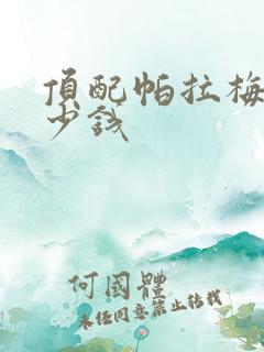 顶配帕拉梅拉多少钱