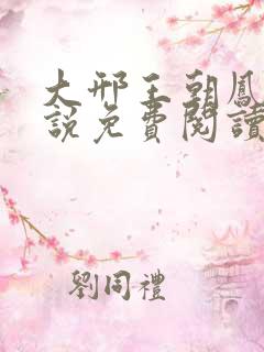 大邢王朝凤卿小说免费阅读