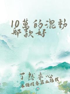 10万的混动车哪款好 10万的混动车哪款好