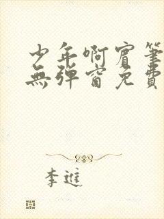 少年啊宾笔趣阁无弹窗免费