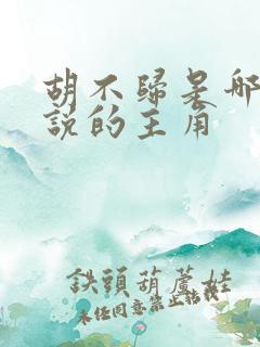 胡不归是哪部小说的主角