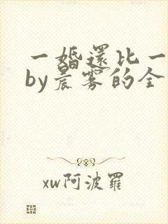 一婚还比一婚高by晨雾的全文阅读