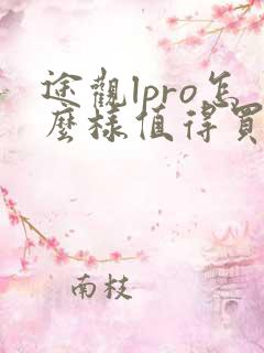 途观lpro怎么样值得买吗