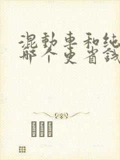 混动车和纯电车哪个更省钱