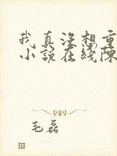 我真没想重生啊小说在线陈汉升