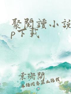 聚阅读小说app下载