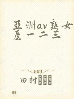 亚洲av熟女国产一二三