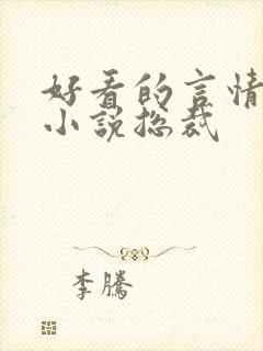好看的言情甜宠小说总裁