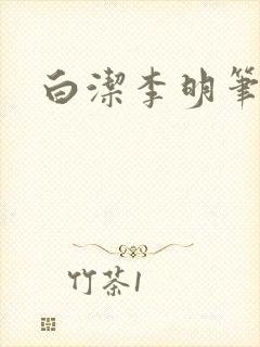 白洁李明笔趣阁
