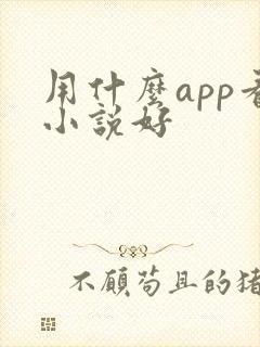 用什么app看小说好 用什么app看小说好
