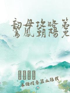 韵母攻略第二部鸾凤朝阳免费阅读