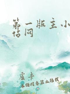 第一版主小说爱站网