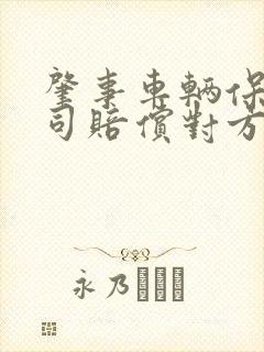 肇事车辆保险公司赔偿对方怎么赔偿