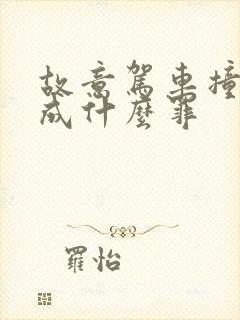 故意驾车撞人构成什么罪