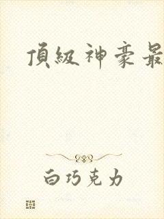 顶级神豪最新版 顶级神豪最新版