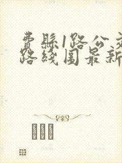 费县1路公交车路线图最新