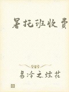 暑托班收费标准 暑托班收费标准