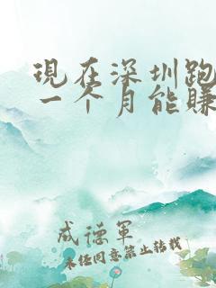 现在深圳跑滴滴一个月能赚多少钱??? 现在深圳跑滴滴一个月能赚多少钱???