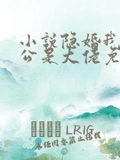 小说隐婚我的老公是大佬免费阅读