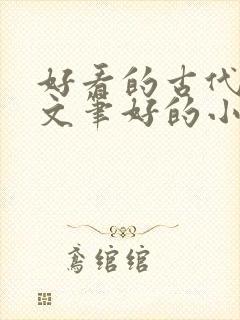 好看的古代言情文笔好的小说 好看的古代言情文笔好的小说