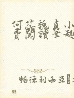 何蕊魏贞小说免费阅读笔趣阁