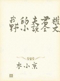 我的夫君权倾朝野小说全文免费阅读