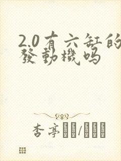 2.0有六缸的发动机吗