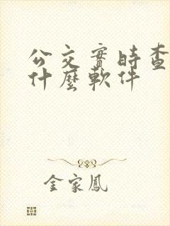 公交实时查询下什么软件