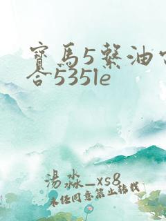 宝马5系油电混合535le