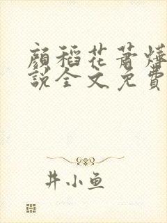 颜稻花萧烨阳小说全文免费阅读