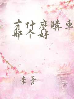 有什么购车软件哪个好