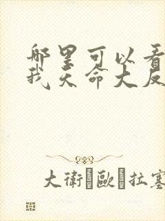哪里可以看玄幻我天命大反派